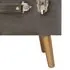  Taburet de depozitare, gri, 40 cm, catifea