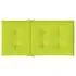  Perne cu spătar mic, 4 buc., verde, 100x50x3 cm, textil oxford
