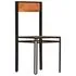 Set 2 bucati scaune de bucatarie, maro, 43 x 43 x 90 cm