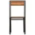 Set 2 bucati scaune de bucatarie, maro, 43 x 43 x 90 cm
