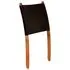  Scaun relaxant pliant, negru, piele naturală