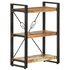  Bibliotecă cu 3 rafturi, 60x30x80 cm, lemn masiv reciclat