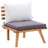  Set mobilier de grădină, 6 piese, lemn masiv de acacia