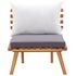  Set mobilier de grădină, 6 piese, lemn masiv de acacia