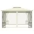  Pavilion cu plase, crem, 300 x 300 x 265 cm