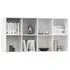  Bibliotecă/Dulap, alb, 66x30x130 cm, lemn prelucrat