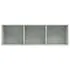  Bibliotecă/Dulap TV, gri beton, 36x30x114 cm, lemn prelucrat