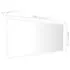  Oglindă de baie cu LED, alb, 100x8,5x37 cm, acril