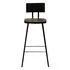  Scaune de bar, 2 buc., lemn masiv reciclat