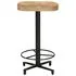  Scaune de bar, 2 buc., 66 cm, lemn masiv de mango