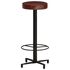  Scaune de bar, 2 buc., 76 cm, piele naturală