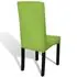 Huse de scaun elastice drepte, 4 buc., verde