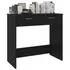  Birou, negru, 80x40x75 cm, lemn prelucrat