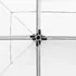  Cort de petrecere pliabil profesional, alb, 6 x 3 m, aluminiu