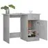  Birou, gri beton, 100x50x76 cm, lemn prelucrat