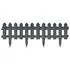  Borduri de gazon, 25 buc., antracit, 10 m, PP