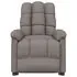  Fotoliu rabatabil, gri taupe, material textil