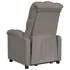  Fotoliu rabatabil, gri taupe, material textil