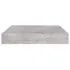  Rafturi perete suspendate 2 buc. gri beton 23x23,5x3,8 cm MDF