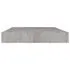  Raft de perete suspendat, gri beton, 50x23x3,8 cm, MDF