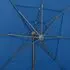  Umbrelă cu 4 niveluri, stâlp aluminiu, albastru azur 250x250 cm