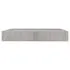  Rafturi perete suspendate 2 buc. gri beton 23x23,5x3,8 cm MDF