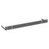  Rafturi perete suspendate 2 buc. alb/stejar 60x23,5x3,8 cm MDF
