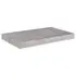  Rafturi perete suspendate, 4 buc., gri beton, 50x23x3,8 cm, MDF