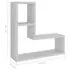  Rafturi de perete, 2 buc., gri beton, 50x15x50 cm, PAL
