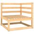  Set mobilier de grădină cu perne, 2 piese, lemn masiv de pin