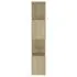  Bibliotecă/Separator cameră stejar sonoma 60x24x124,5 cm PAL  