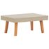  Set mobilier de grădină cu perne, 4 piese, bej, poliratan