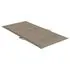  Perne cu spătar mic, 6 buc. gri taupe 100x50x3 cm textil oxford
