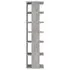 Pantofar, gri beton, 27,5x27x102 cm, lemn prelucrat