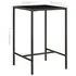 Set mobilier bar de grădină, cu perne, 3 piese, maro, poliratan