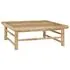  Set mobilier de grădină cu perne gri închis, 5 piese, bambus