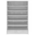  Pantofar, gri beton, 60x35x92 cm, PAL    