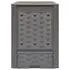  Compostoare grădină 2 buc. maro 60x60x83 cm 600 L plastic ratan
