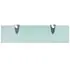  Rafturi suspendate, 2 buc,. 40 x 10 cm, sticlă, 8 mm