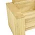  Set mobilier de grădină, 2 piese, lemn de pin tratat