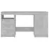  Birou, gri beton, 140 x 50 x 76 cm, lemn prelucrat