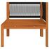 Set mobilier grădină cu perne, crem, 6 piese, lemn masiv acacia