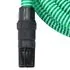  Furtun de aspirație cu racorduri din PVC, verde 1" 7 m, PVC