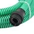  Furtun de aspirație cu racorduri din PVC, verde 1" 7 m, PVC