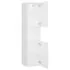  Set mobilier de baie, alb, lemn prelucrat