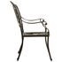  Set mobilier bistro, 5 piese, bronz, aluminiu turnat