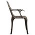 Set mobilier bistro, 5 piese, bronz, aluminiu turnat