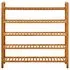  Pantofar cu 5 rafturi, 100x27x100 cm, lemn masiv de stejar
