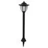  Lămpi solare de exterior cu LED, 3 buc, negru