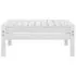  Set mobilier de grădină, 3 piese, alb, lemn masiv de pin